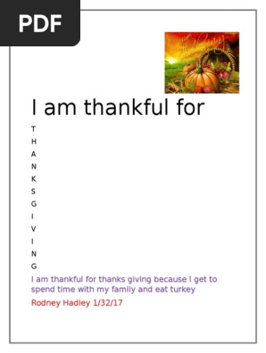 i am thankful for