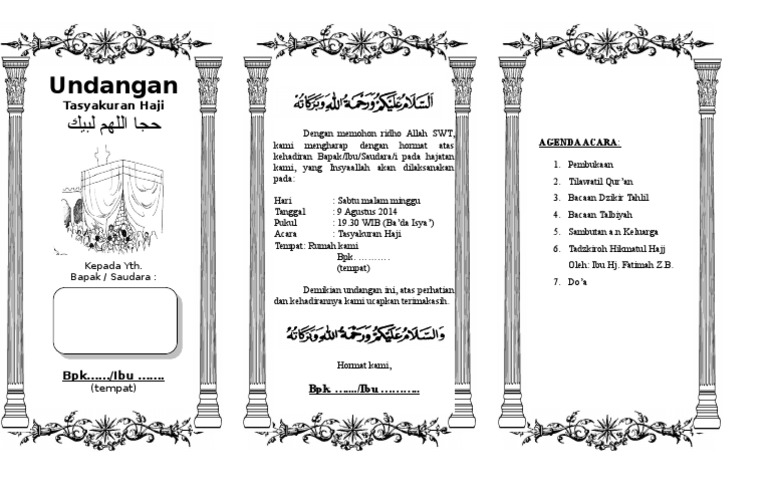 contoh undangan tasyakuran haji (fix).doc
