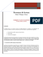 Investigación - Un Camino Al Conocimiento - RESUMEN