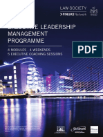 F1532 Executive Leadership Management Programme 2016 BROCHURE
