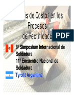 Costos en Los Procesos de Rectificado PDF