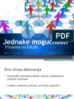Jednake mogućnosti Disability main streaming - equal opportunities