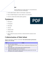 Considerations Catheter