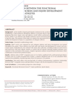 Association Between The Functional Movement Screen and Injury Development in College Athletes