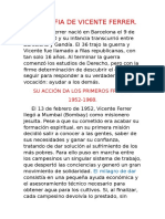 Biografía de Vicente Ferrer misionero