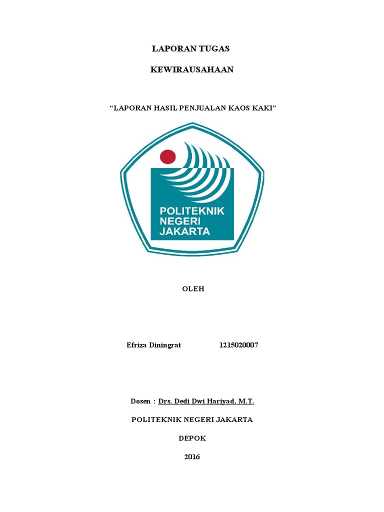 Laporan Penjualan Kaos  Kaki  docx