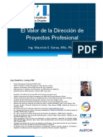 El Valor de La Dirección Profesional de Proyectos