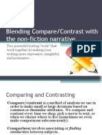 Blending Compare and Contrast With Narrative