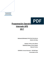 Programación Operativa Internas Enfermería 2017