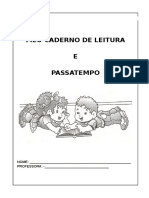 Caderno de leitura e atividades