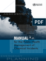 Manua Public Health Management Chemical Incidents