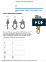 Gunnebo Johnson Corporation Swivel Tee and Shackle Assemblies