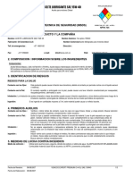 Hoja Tecnica de Seguridad SAE 15w40 PDF