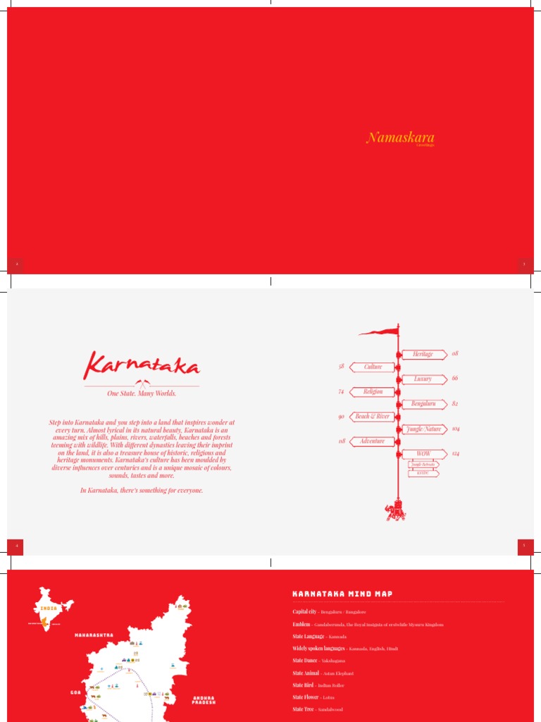 Karnataka Tourist Guide | PDF | Religion And Belief