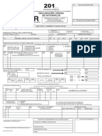 MODELO DE DECLARACIÓN JURADA 