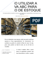 Como Utilizar A Curva ABC para Gestão de Estoque - PEGN - Administração de Empresas