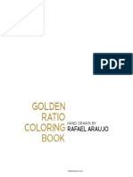 Golden Ratio Coloring Book by Rafael Araujo