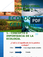 Ecología general de la Universidad Nacional de Cajamarca