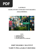 Laporan Perjalanan Malioboro Pdf