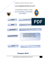 Lenguajes de Programacion de PLC PDF