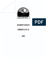 Subdivision Ord 2001