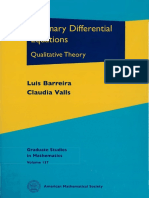 (Graduate Studies in Mathematics) Luis Barreira, Claudia Valls-Ordinary Differential Equations - Qualitative Theory-American Mathematical Society (2012)