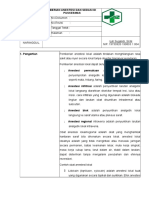 7.7.1 Sop Pemberian Anestesi Lokal Dan Sedasi Di Puskesmas