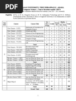 Bharathidasan University, Tiruchirappalli - 620 024. M. Sc. Computer Science - Course Structure Under CBCS