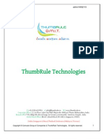Sample Report of Thumbrule DMIT (Dermatoglyphics Multiple Intelligence Test)