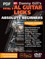 Metal Guitar Licks For Absolute Beginners Tab Book PDF