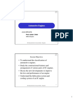 Automotive Engines Classification and Operation