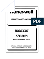 Kfs 586a, Maintenance Manual