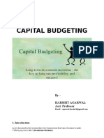 Capital Budgeting Notes