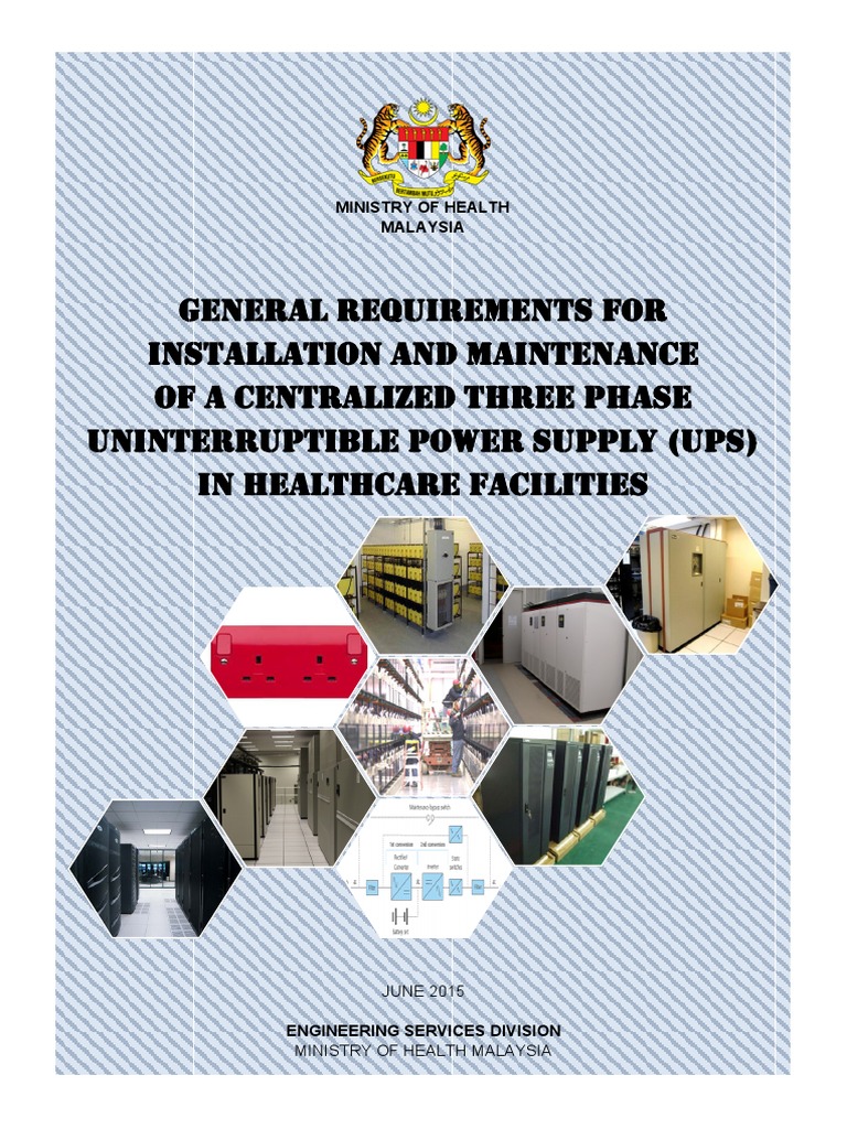 UPS Installation and Maintenance Guide | PDF | Battery (Electricity ...
