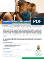 Udsm Student S Training Workshop