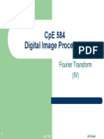 Cpe 584 Digital Image Processing: Fourier Transform (Iv)