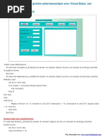 Application de Gestion Pharmaceutique Avec Visual Basic