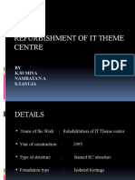 Refurbishment of It Theme Centre: BY K.Sumiya Namrata N A S.Tanuja