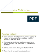 Cluster Validation