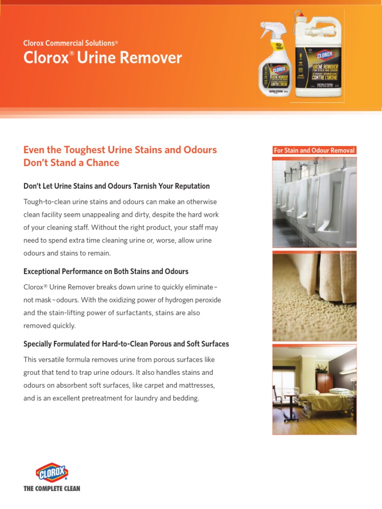 Clorox Urine Remover PDF Urine Odor