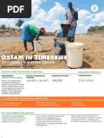 Contributing Towards Ending Poverty in Zimbabwe - Monthly Update