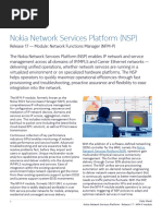 Nokia NSP Module NFM-P R17 Data Sheet En