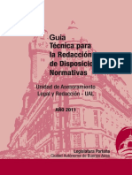 Guia Tecnica para La Redaccion de Disposiciones Normativas PDF