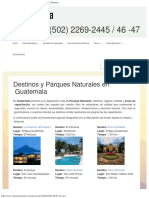Destinos y Parques Naturales en Guatemala - Extremo A Extremo PDF