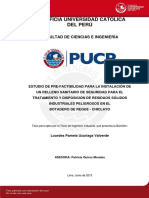 Uzuriaga Lourdes Estudio Pre-Factibilidad Relleno Sanitario Residuos Solidos Botadero PDF