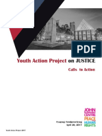Youth Action Project Recommendations - Justice April 2017