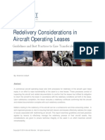 Acft Operating Lease Redelivery Considerations (Aircarft Monitor)