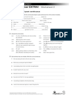 Grammar EXTRA NI 3 Unit 1 Past Simple and Past Continuous