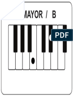 Acordes Mayores B Piano