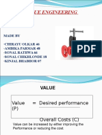 Value Analysis and Value Engineering